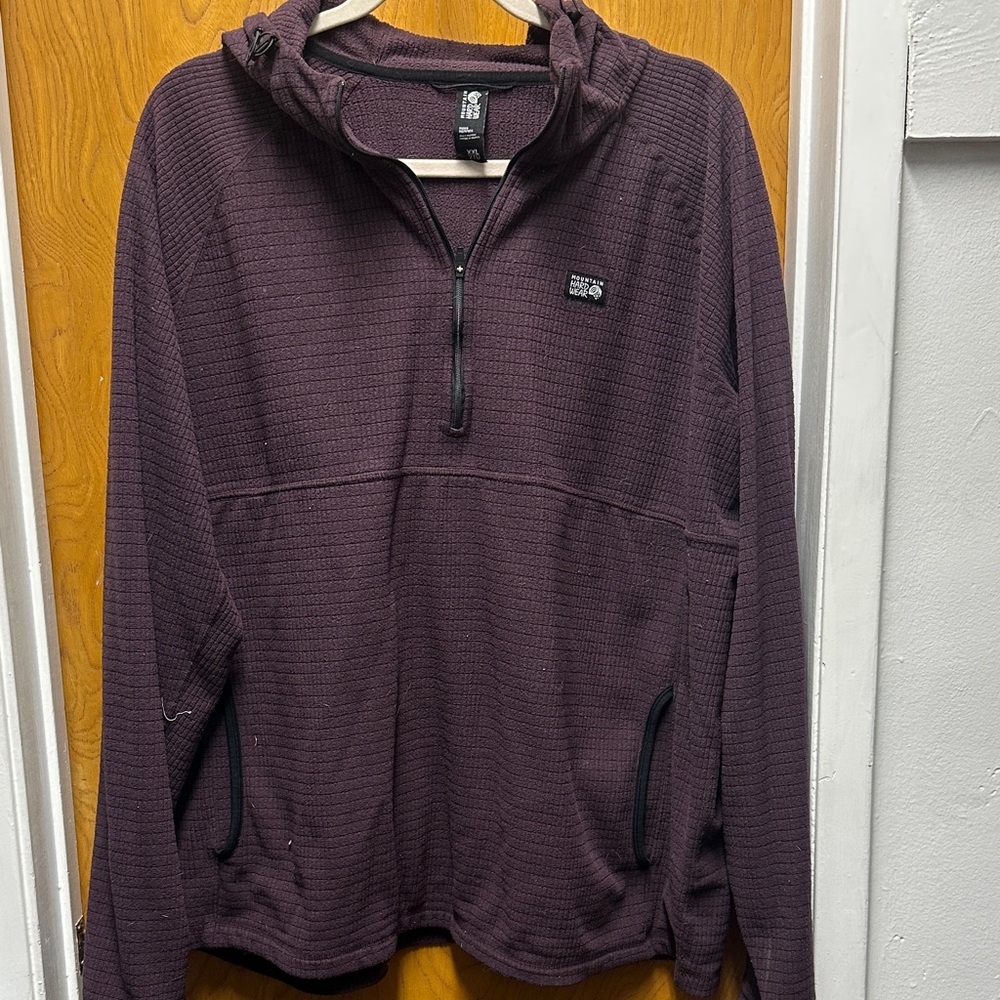 Mountain Hardwear Plum Quarter-Zip Pullover